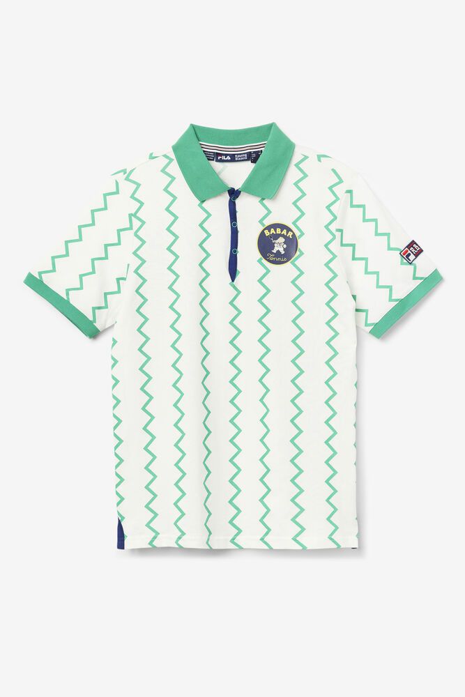 Fila Polo Mens Green X Rb Babar Guye - Ireland 98275-HOZX